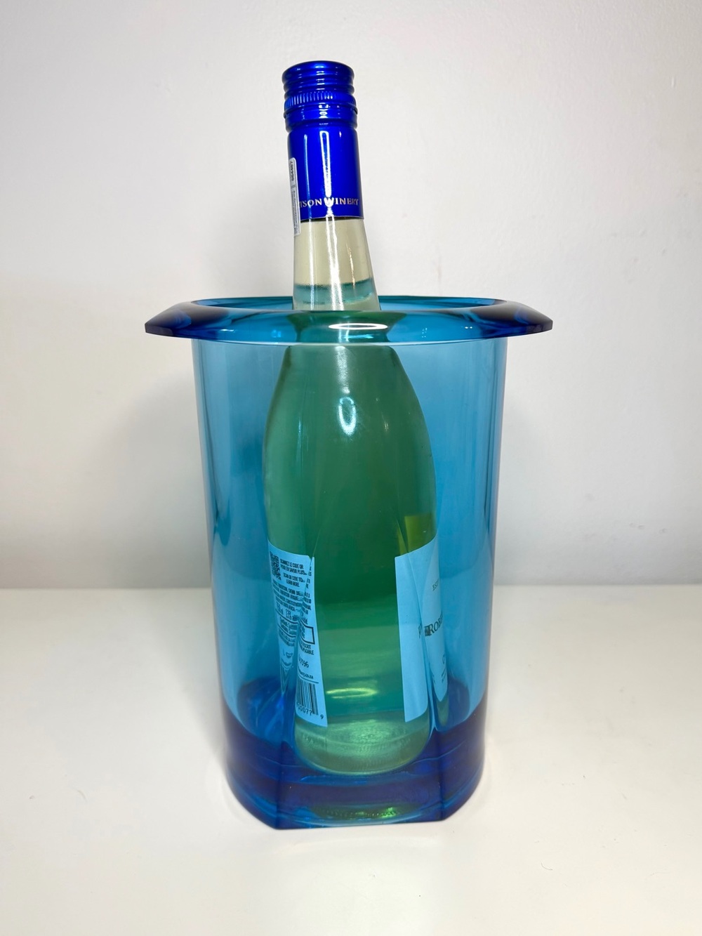 1980s Caméléon “Reflexion” Acrylic Wine Bottle Cooler / Ice Bucket